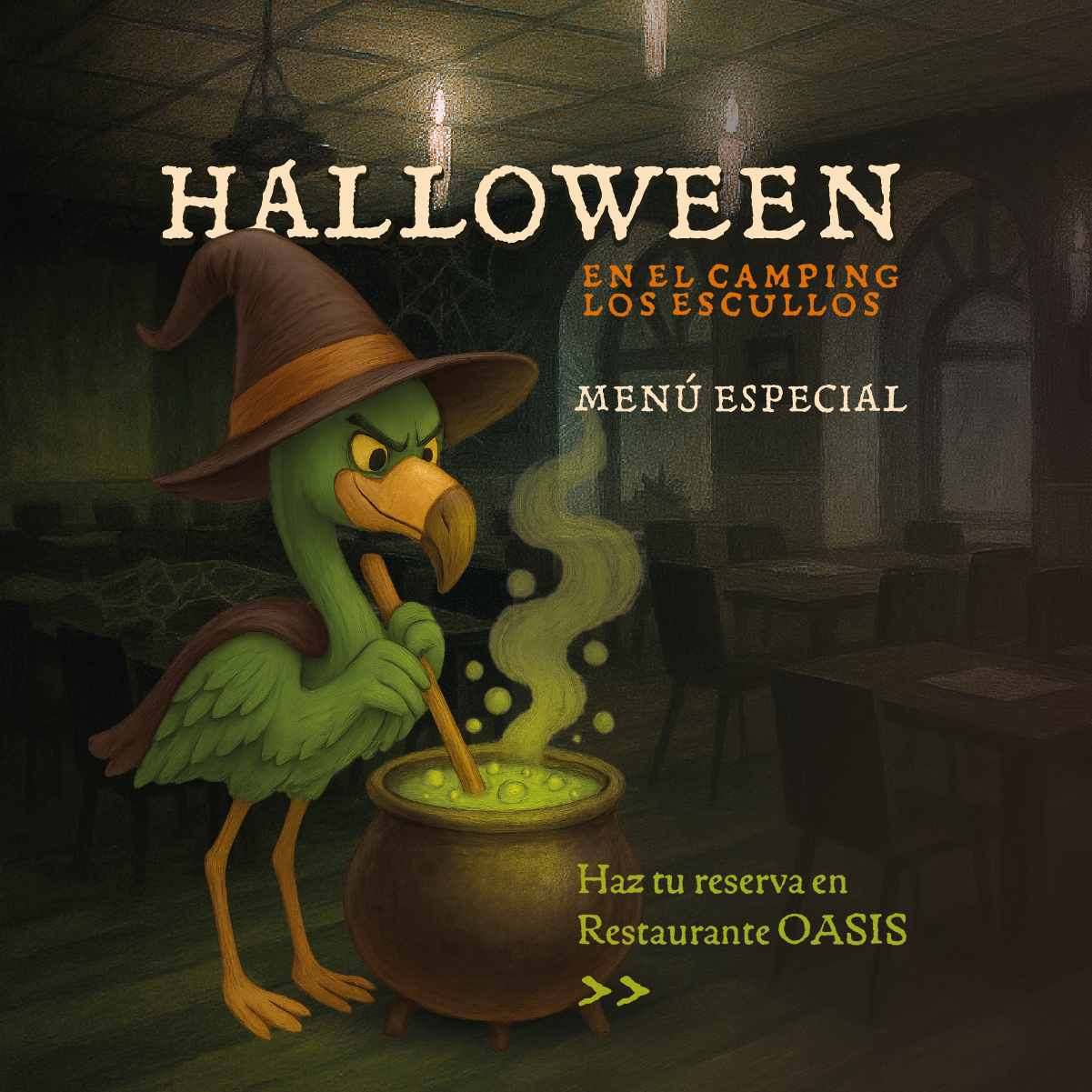 Menu especial halloween