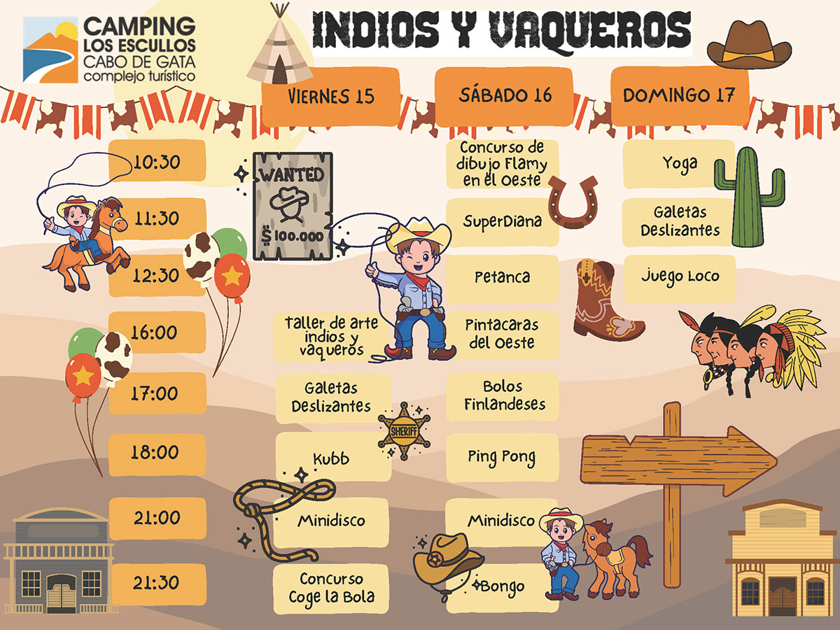 paning indios y vaqueros